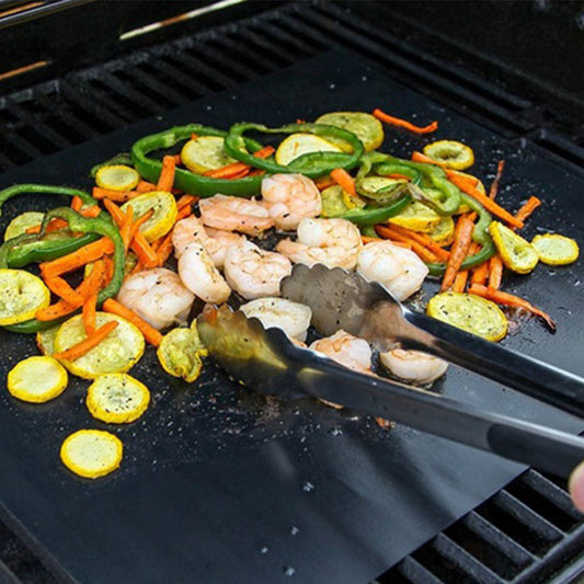 3 PCS BBQ 400X330X0.2CM PTFE Non-Stick Oven Liners