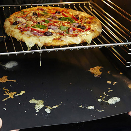 6 PCS BBQ 400X330X0.2CM PTFE Non-Stick Oven Liners