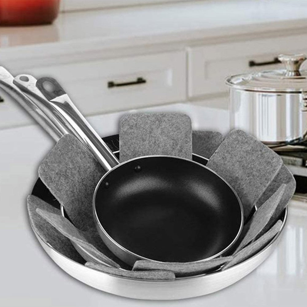 2 X Set of 3Pcs Kitchen Essentials Pot and Pan Protectors