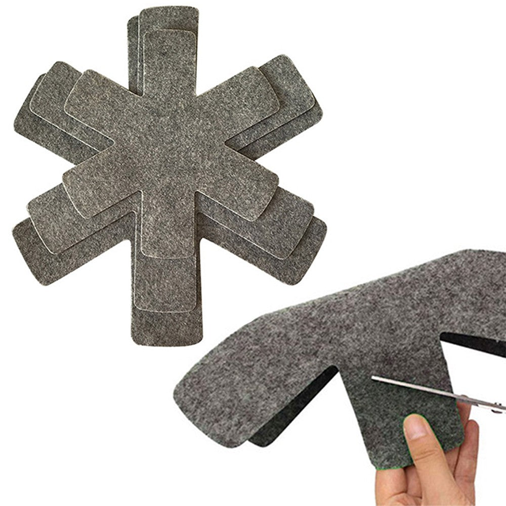 2 X Set of 3Pcs Kitchen Essentials Pot and Pan Protectors