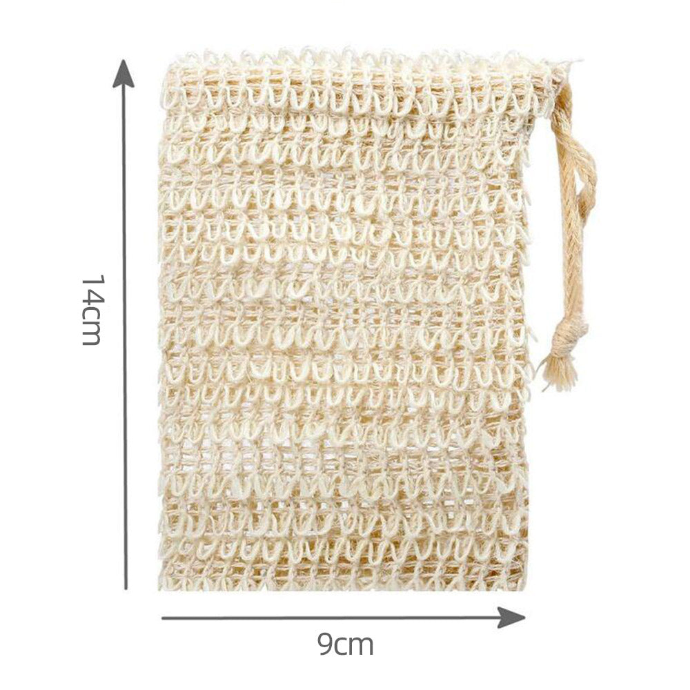 5X  Health Cotton-Linen Exfoliating Soap Bags