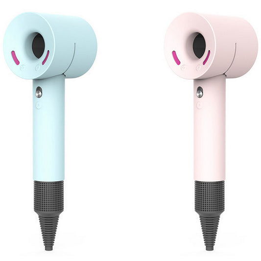 2X Blue Pink Silicone Protective Covers for Dyson Hair Dryer HD01 HD03