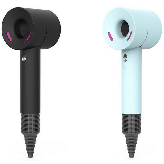 2X Black Blue Silicone Protective Covers for Dyson Hair Dryer HD01 HD03