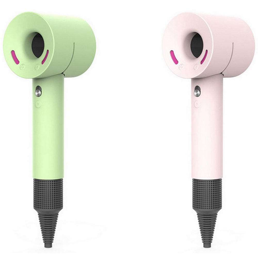 2X Pink Green Silicone Protective Covers for Dyson Hair Dryer HD01 HD03