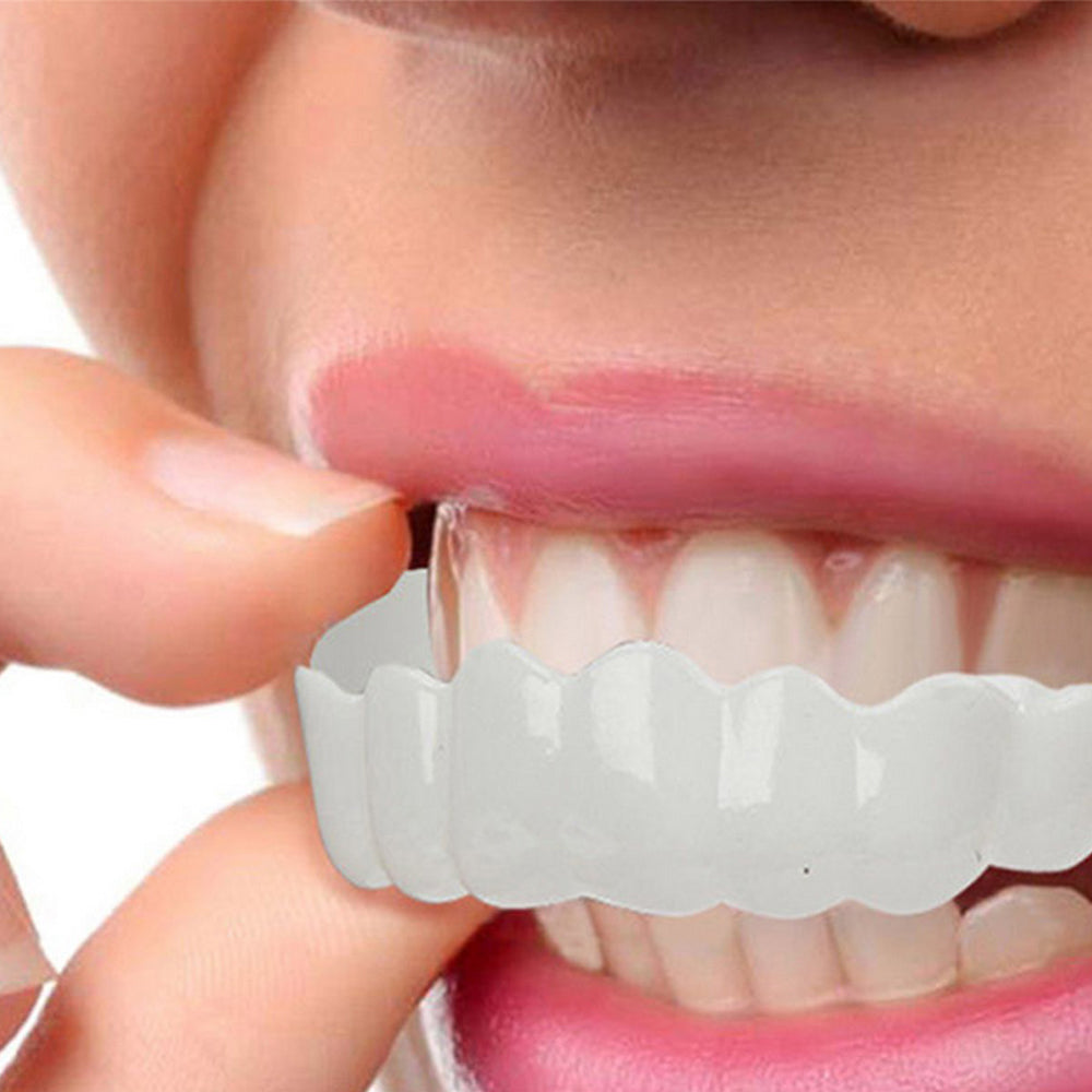 2 Pairs of Smile Fake Teeth Veneer Beauty Tools