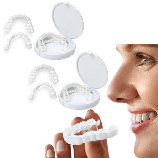 4 Pairs of Smile Fake Teeth Veneer Beauty Tools