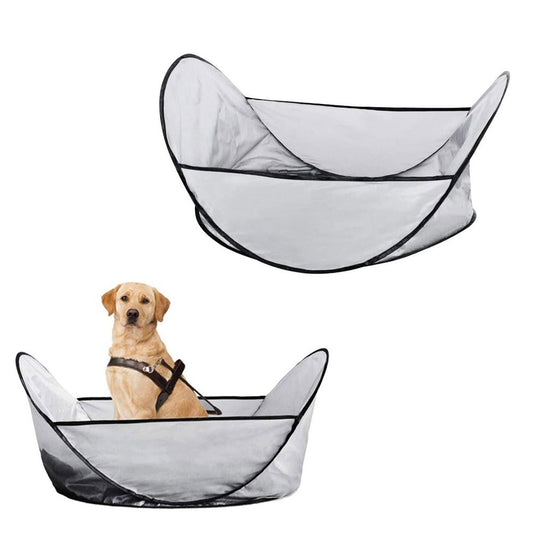 2 X Foldable Pet Shearing Bibs Household Pet Dog Cat Hair Grooming Bibs Hair Collect Bed Bibs Pet Grooming Accessories