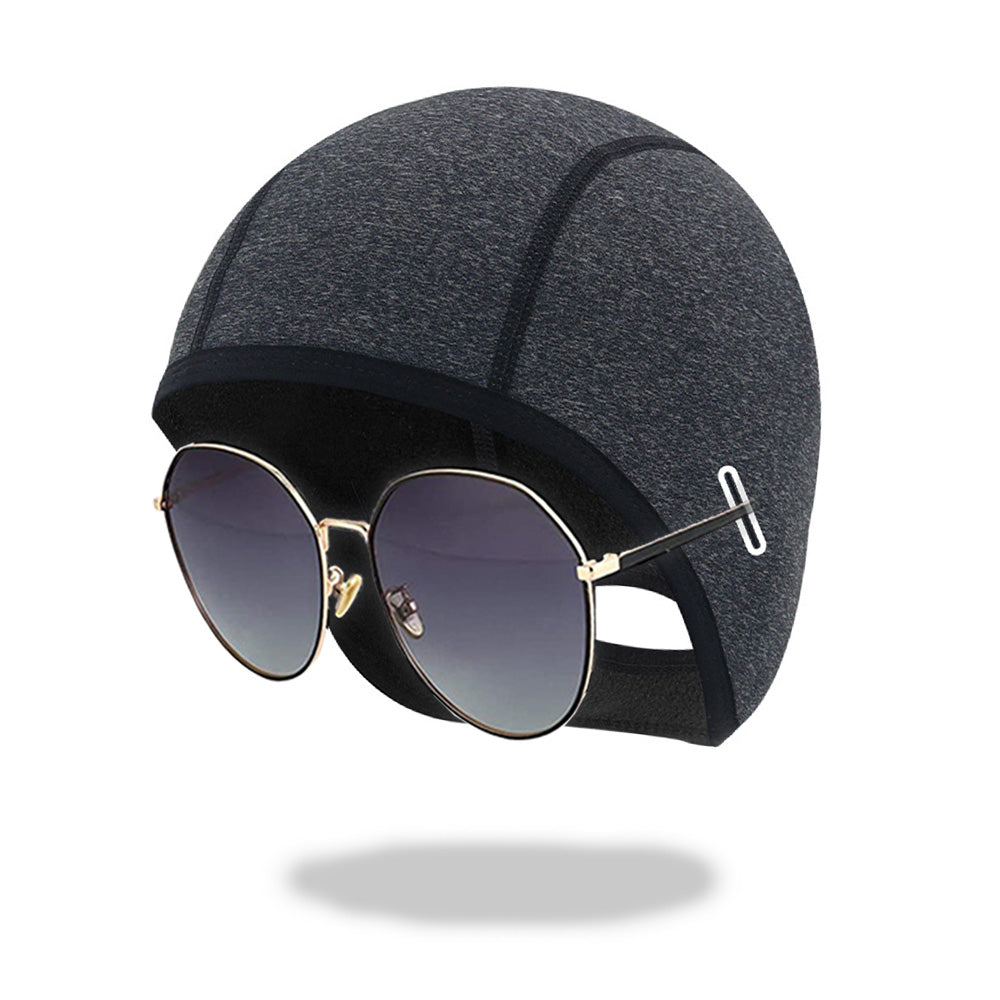 Outdoor Skull Cap Helmet Winter Thermal Liner with Glasses Port