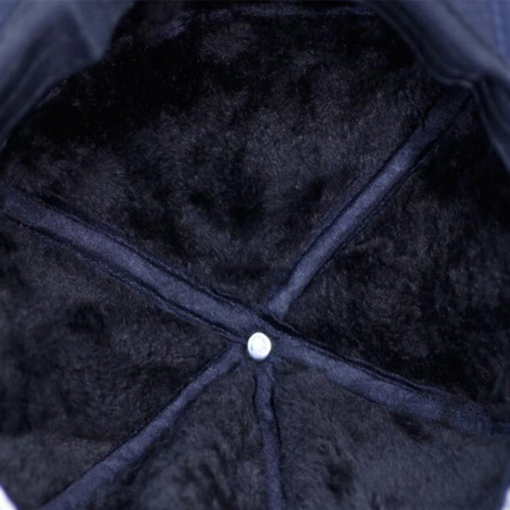 2 X Ski Fleece Hat Warmer with Face Cover Black Blue