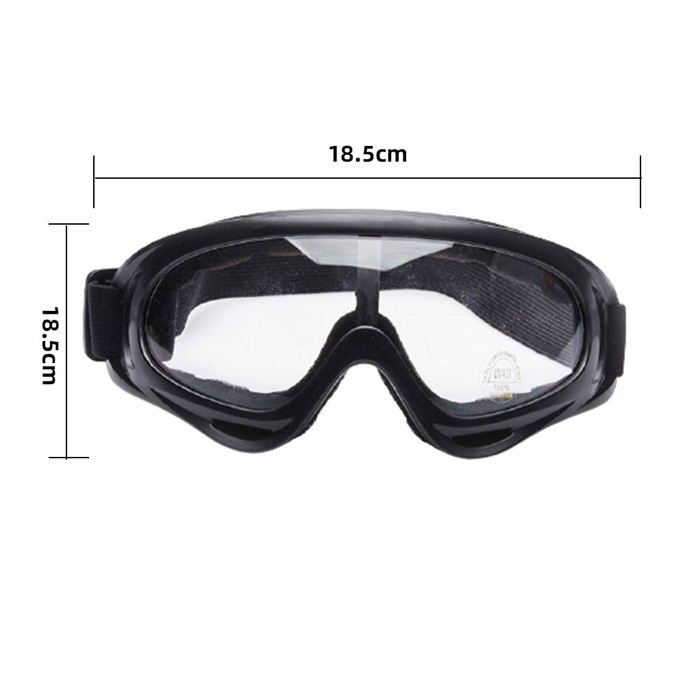 One Pair of Outdoor  Anti Fog Snow Goggles-Transparent