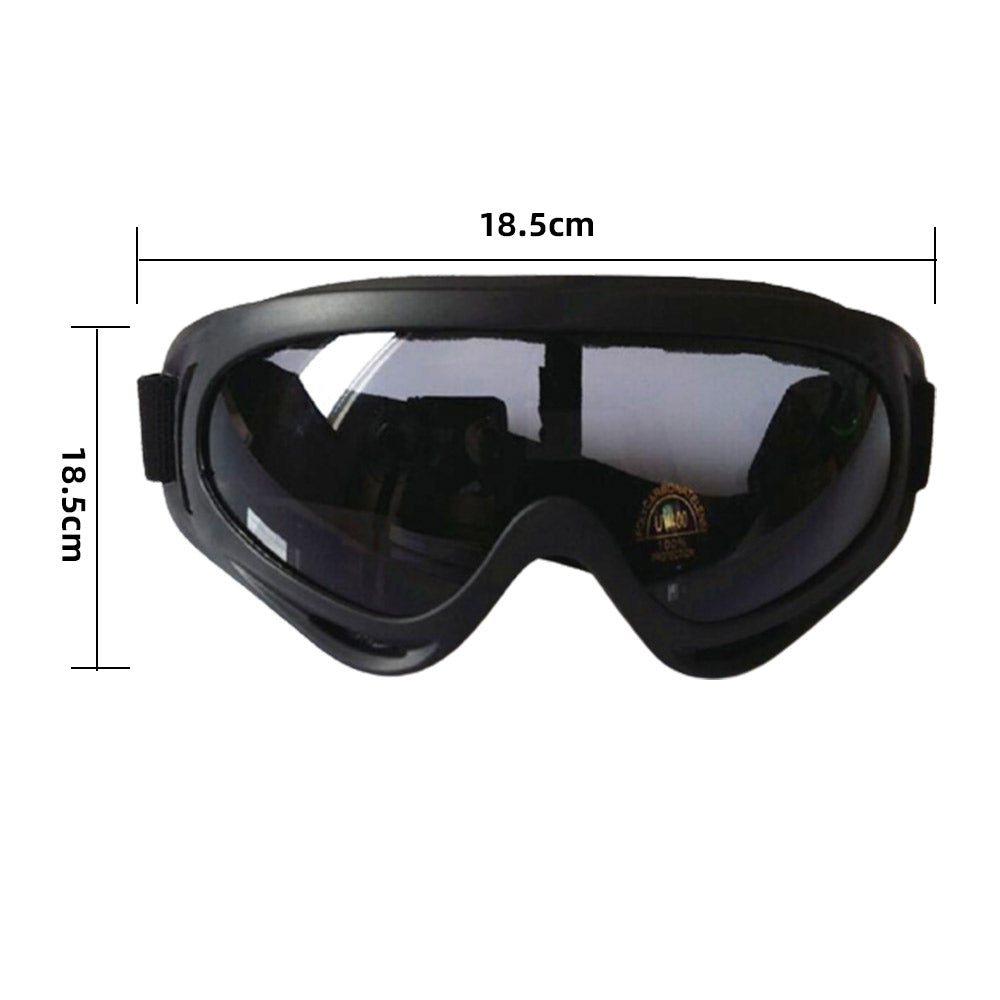 One Pair of Outdoor  Anti Fog Snow Goggles-Grey