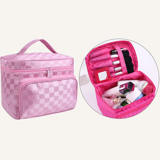 Large Makeup Bag-Pink
