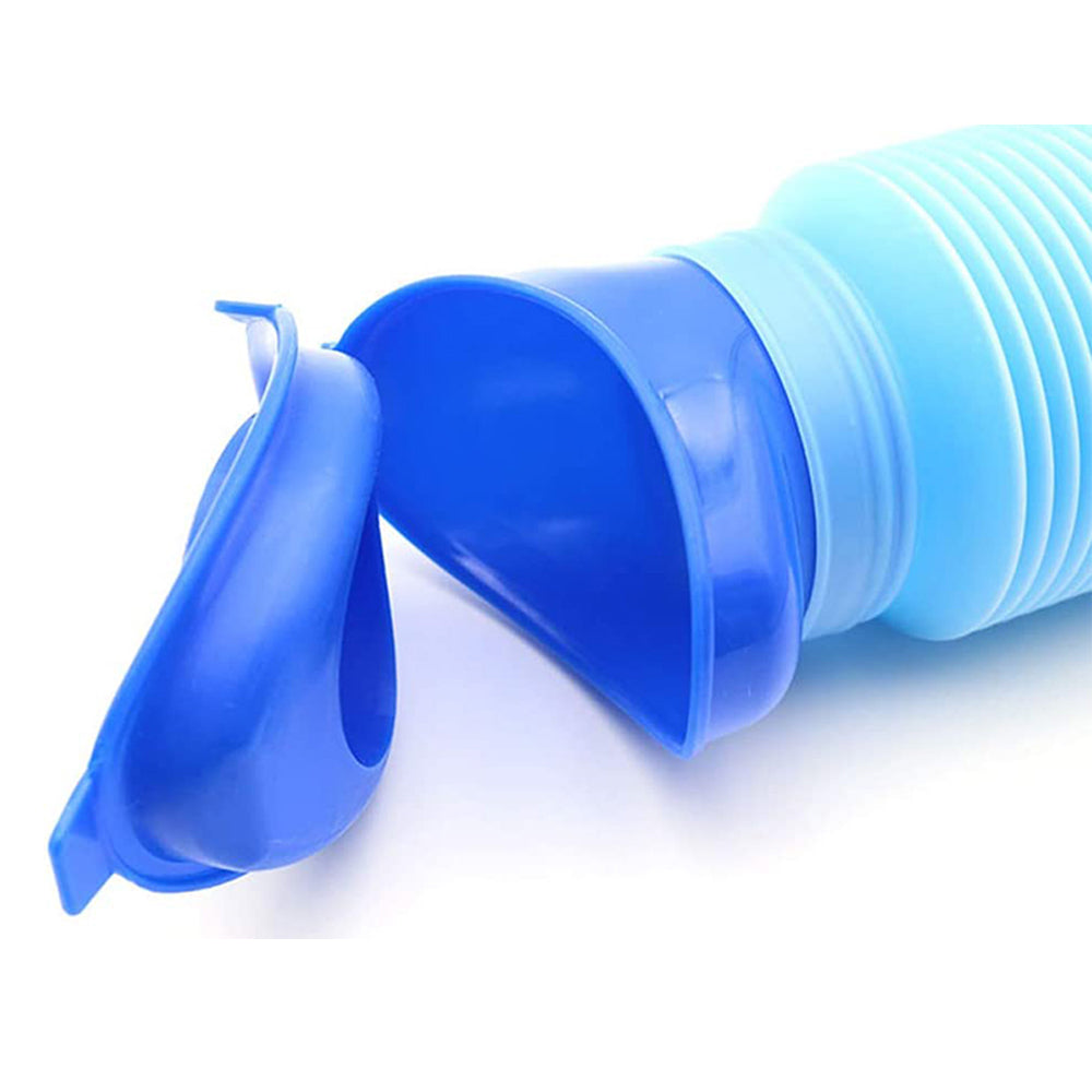 2 X 750ML Outdoor Portable Male Female Shrinkable Urinal