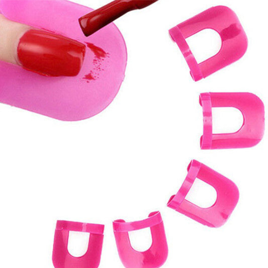 26Pcs Soft Plastic Nail Polish Stencil Set Nail Art Tools Kit