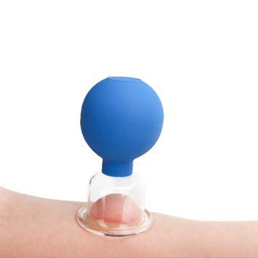 2X 4Pcs Facial and Body Cupping Therapy Set Blue Green