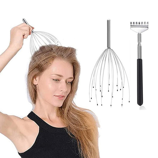 1 Set of Claws Head Scalp Massager and Back Scratcher Set