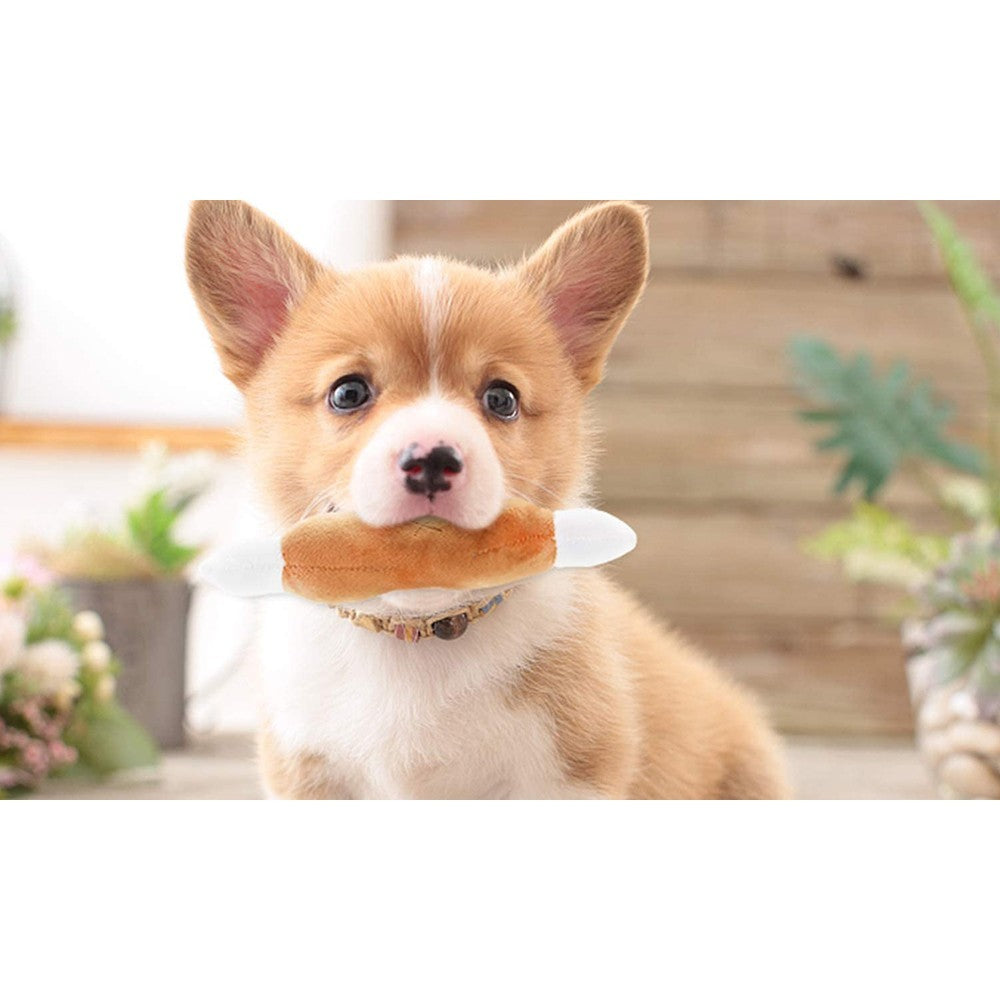 10Pcs Dog Squeaky Plush Toys Random Shapes and Colors