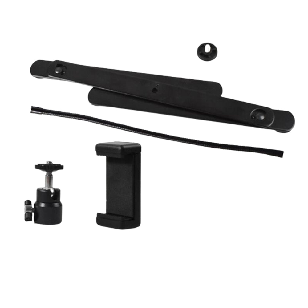 1 X Adjustable Tripod With Cellphone Holder Overhead Phone Mount