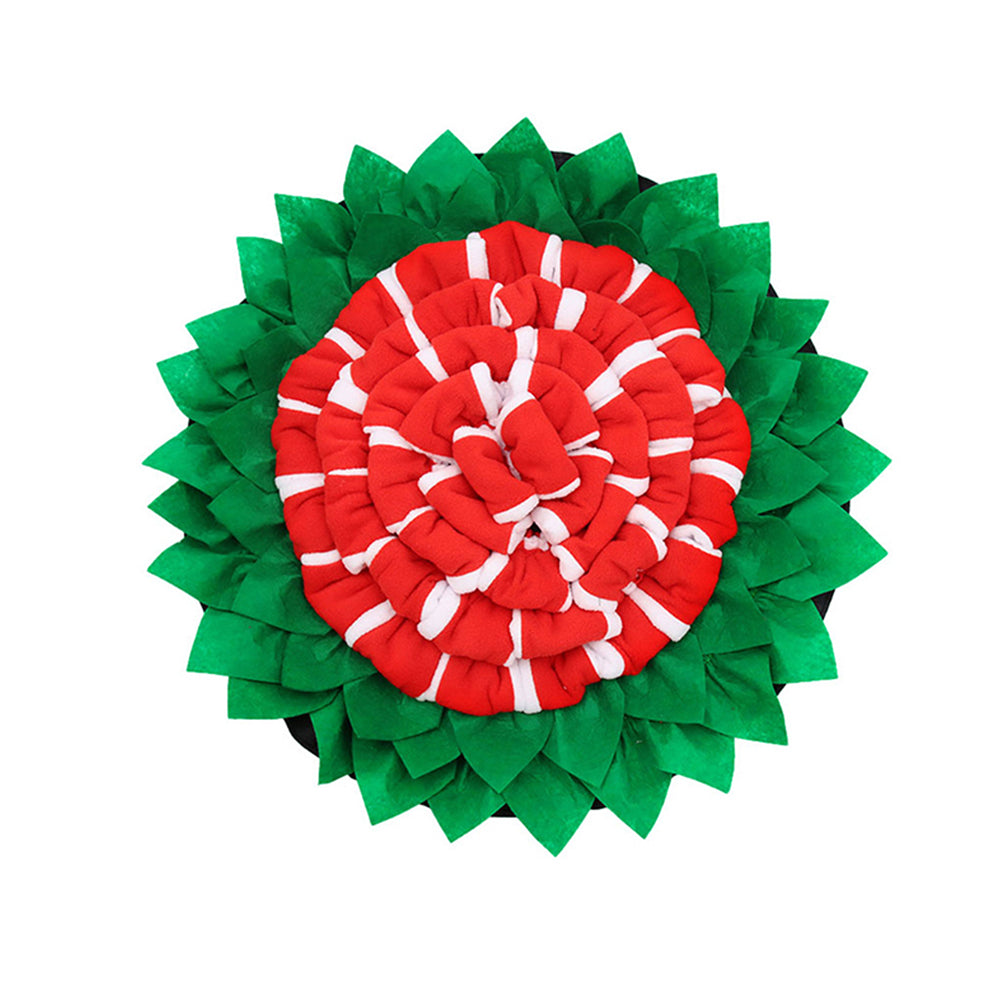 2 X Yellow Red Dog Snuffle Mat Dog Feeding Mat