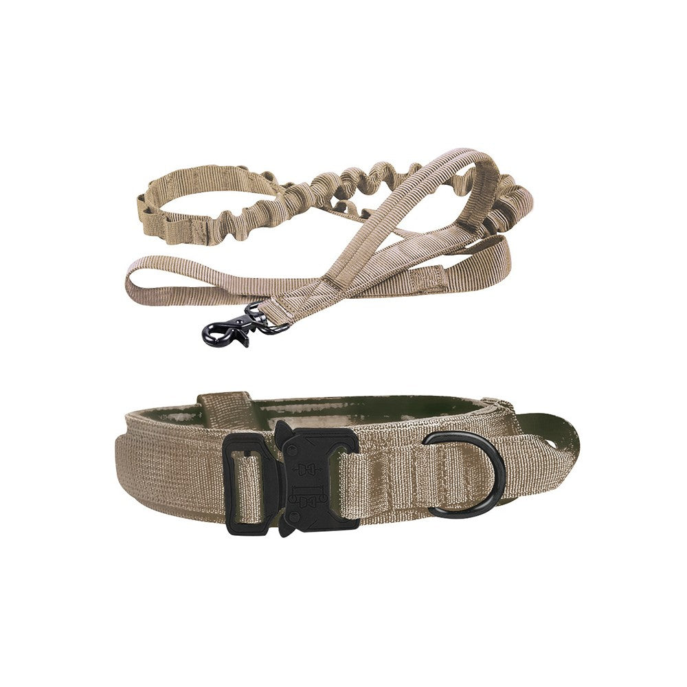 1 X Tactical Dog Collar and Leads Set