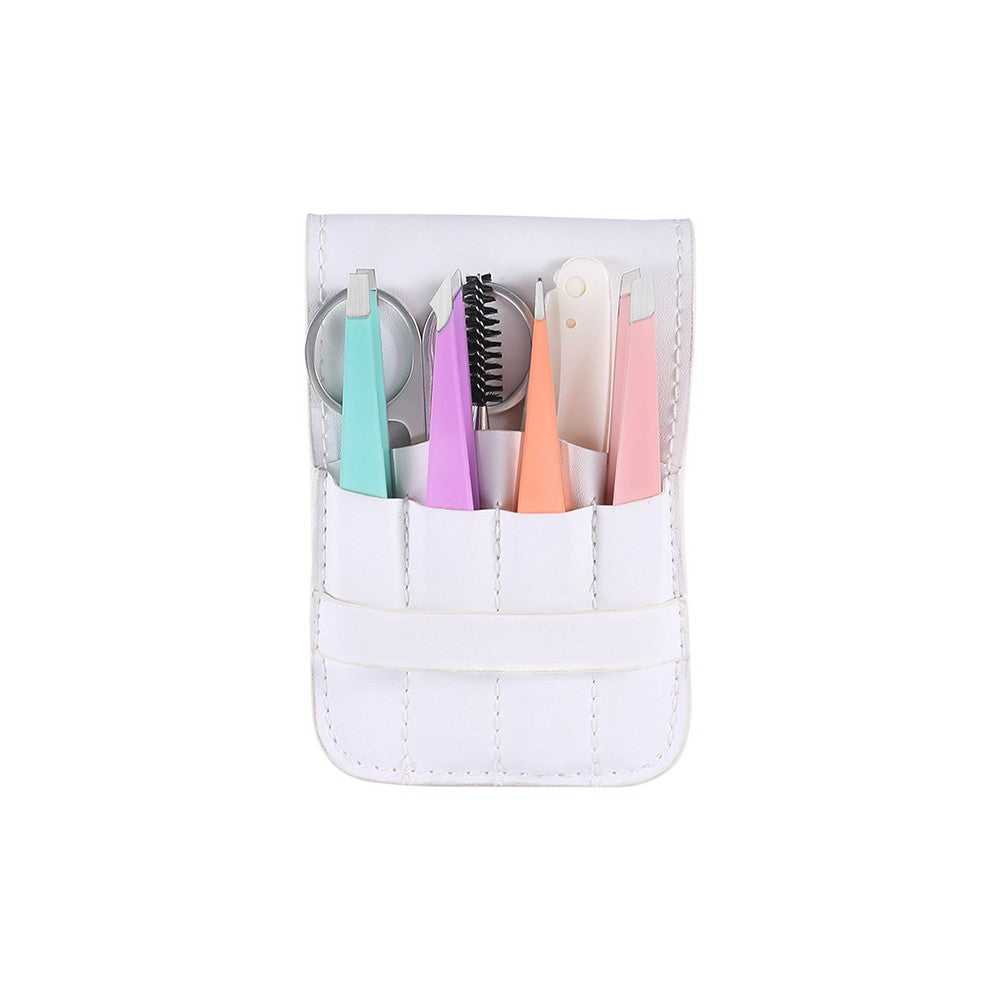 2 X 7Pcs Multicolour Eyebrows Trimming Set Eyebrows Trimmer Tools Kit