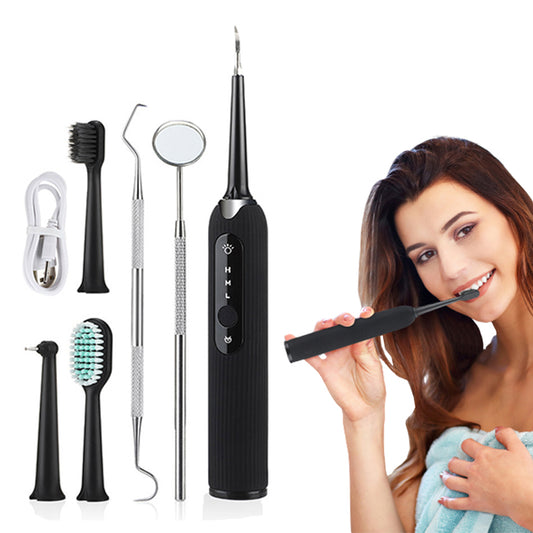 6Pcs Electric Toothbrushes Teeth Plaque Removed Dental Calculus Cleaner Oral Care Kit