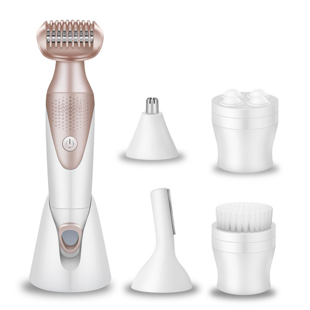 5 in 1 Women Electric Hair Remover Face Body Hair Trimmer