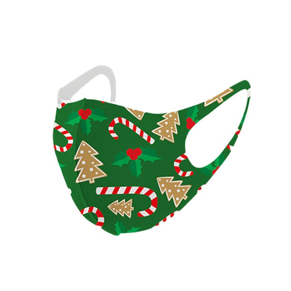 10Pcs Christmas Themed Washable Face Masks