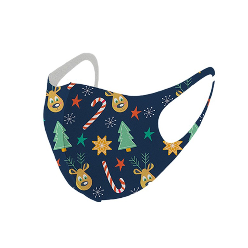 10Pcs Christmas Themed Washable Face Masks