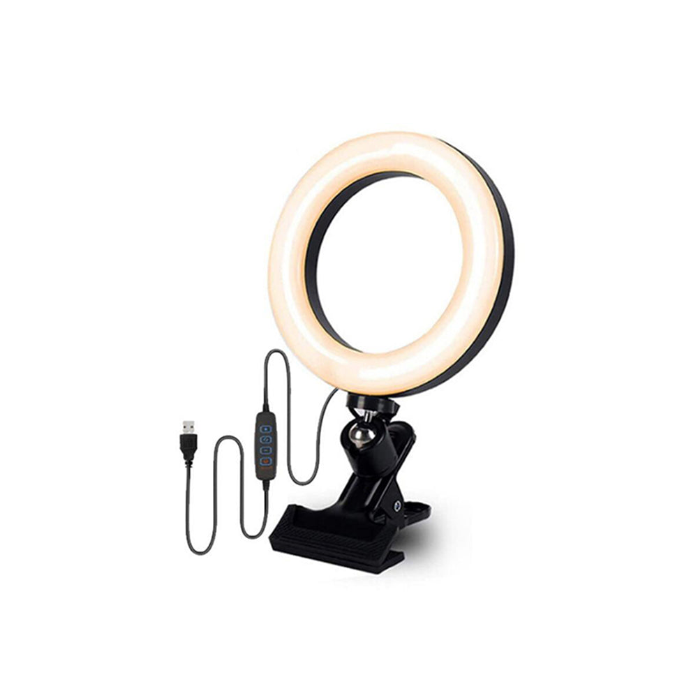 2 Pack 6 Inches Video Conference Lighting Ring Zoom Webcam Lighting