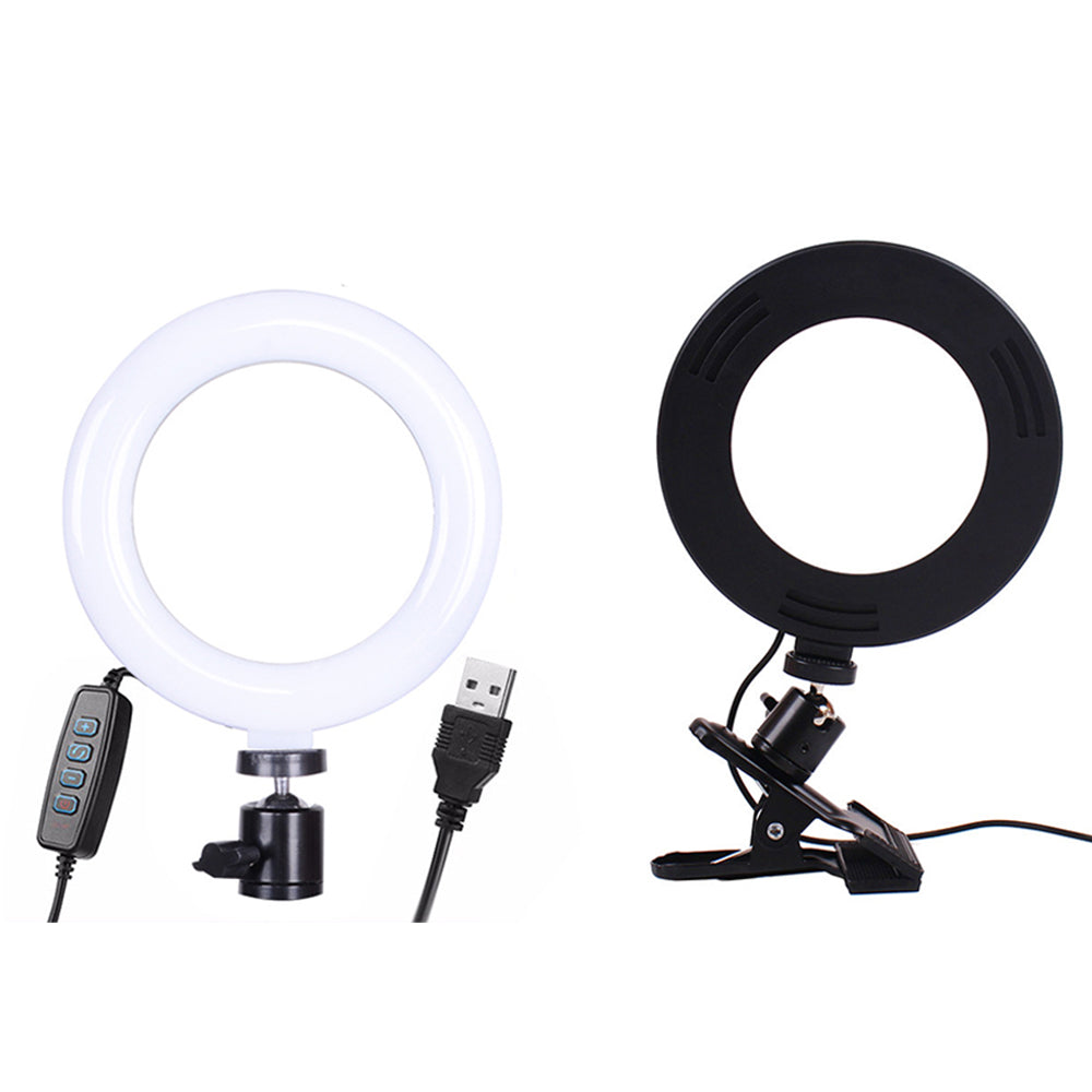 2 Pack 6 Inches Video Conference Lighting Ring Zoom Webcam Lighting