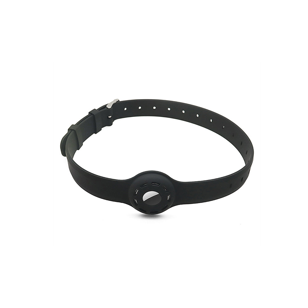 2 X Pet Collar with AirTag Container Pink Black