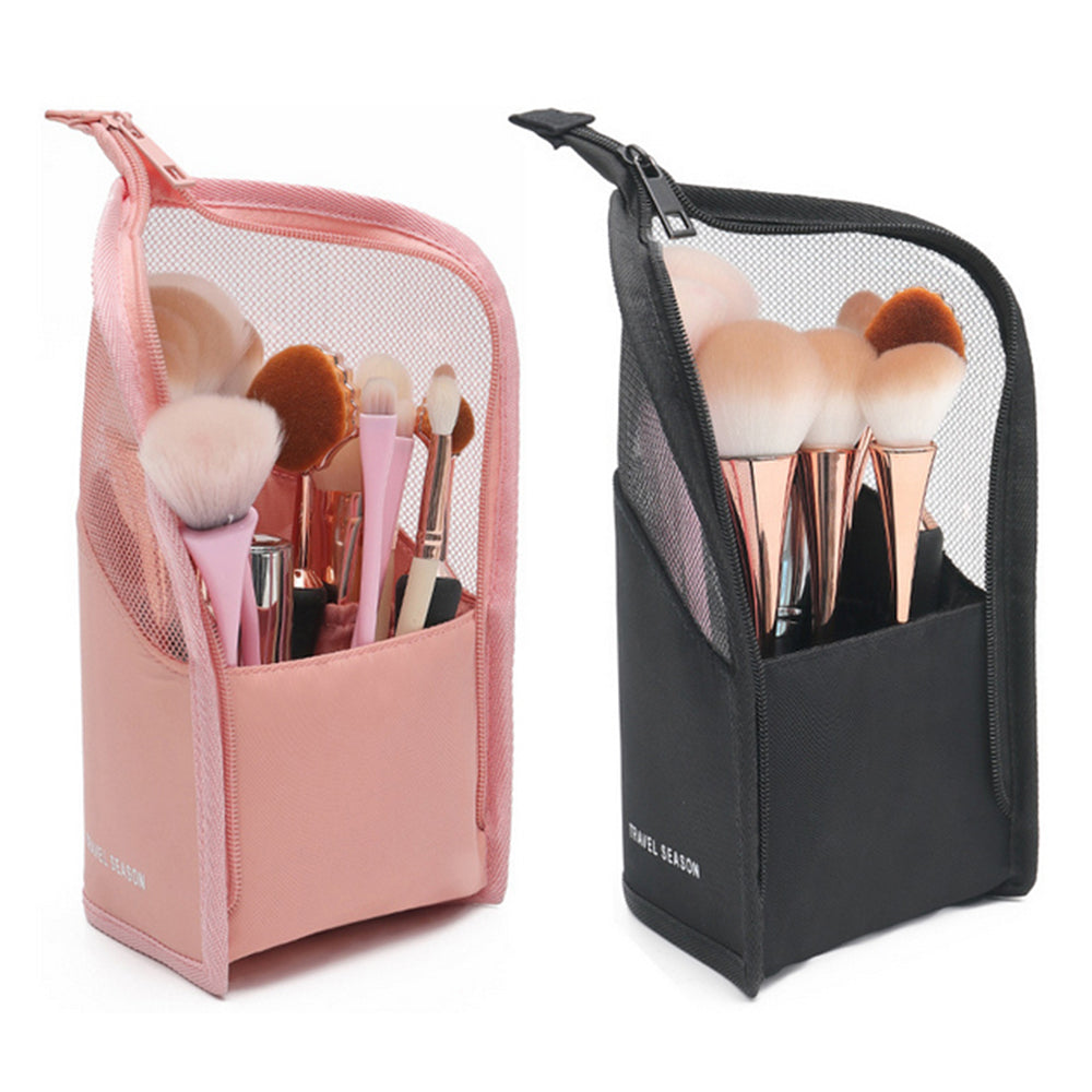 2X Makeup Storage Bag Cosmetic Brush Organizer Pouch Makeup Brush Bucket