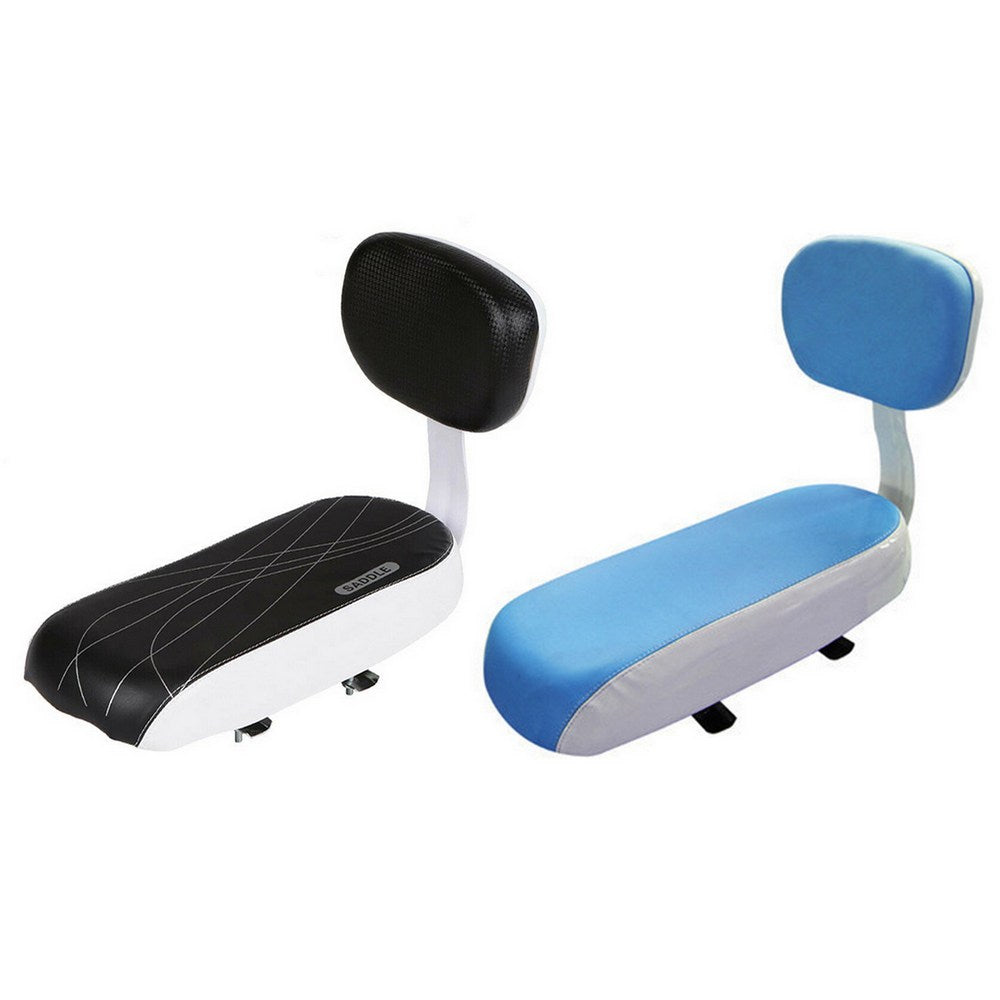 2X Bicycle Bike Padded Rear Back Seat Cushion Carrier Bike Backrest Seat