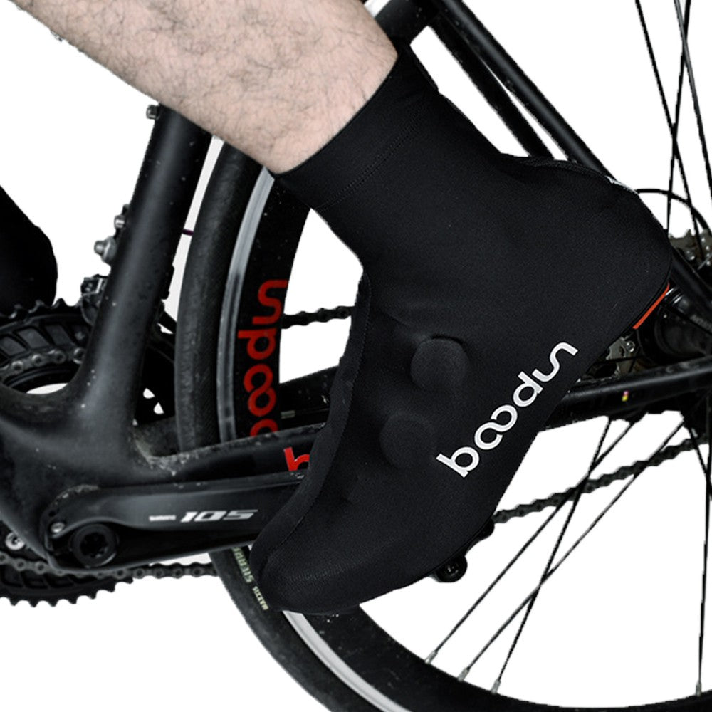 Pair of Black Elastic Cycling Shoe Cover S Size