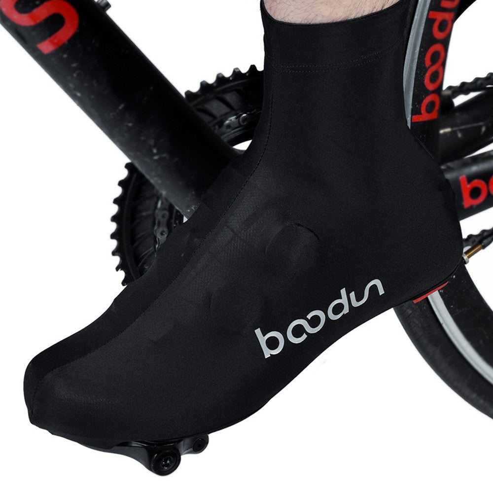 Pair of Black Elastic Cycling Shoe Cover M Size