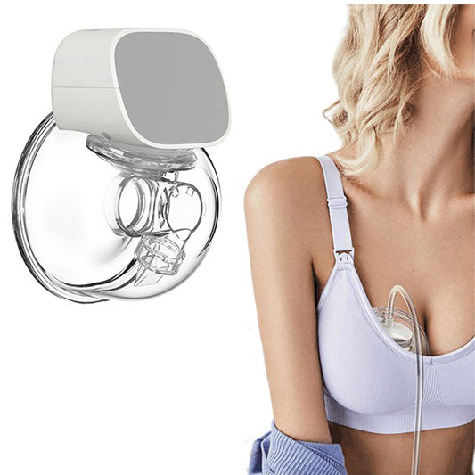 1X Portable Electric Breast Pump Grey