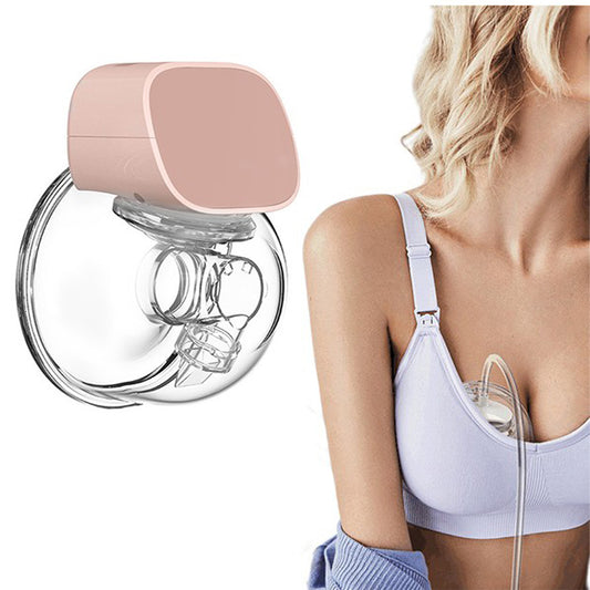 1X Portable Electric Breast Pump Pink