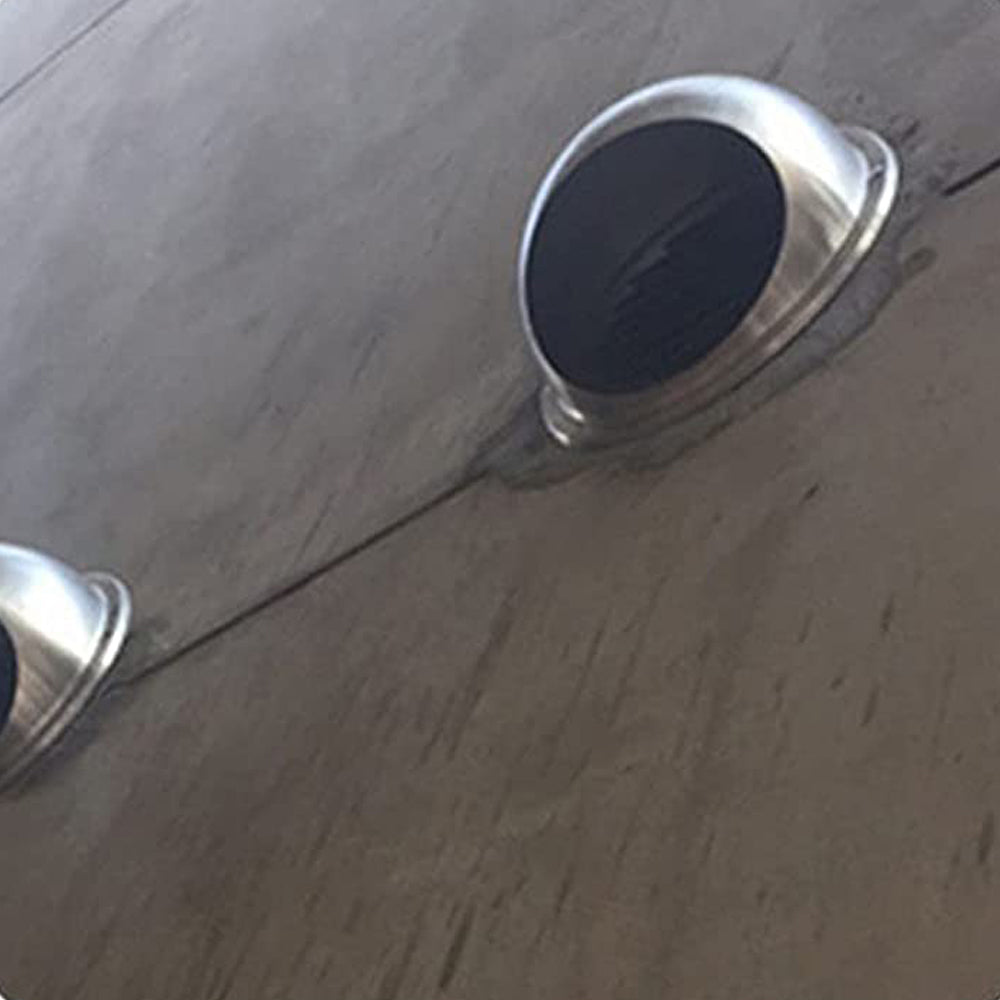 2X Stainless Steel Soffit Vent with Fly Screen Mesh