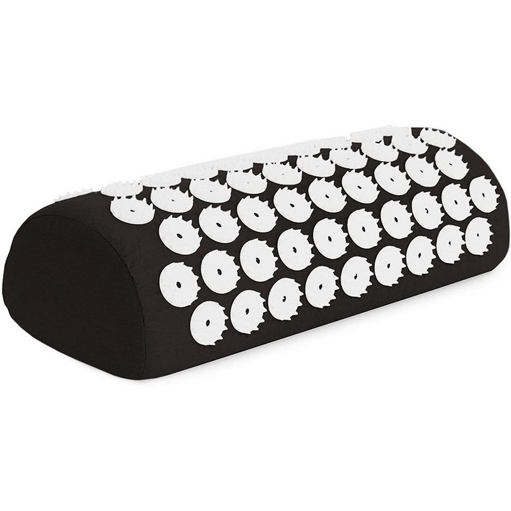 Body Massager Acupressure Cushion Mat Black