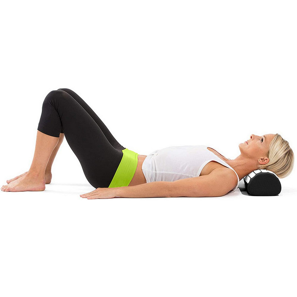 Body Massager Acupressure Cushion Mat Black