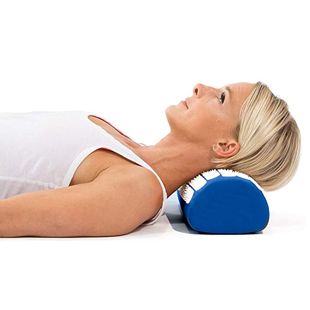 Body Massager Acupressure Cushion Mat Blue