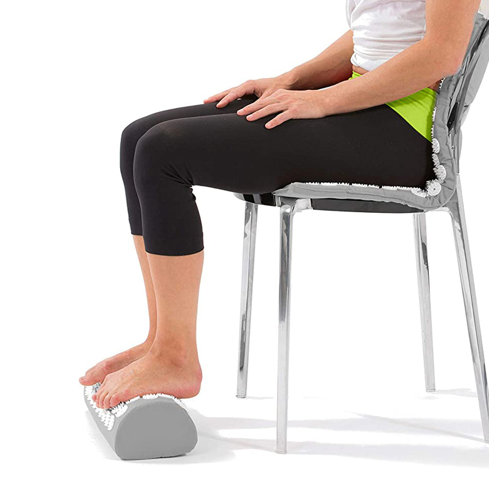 Body Massager Acupressure Cushion Mat Grey