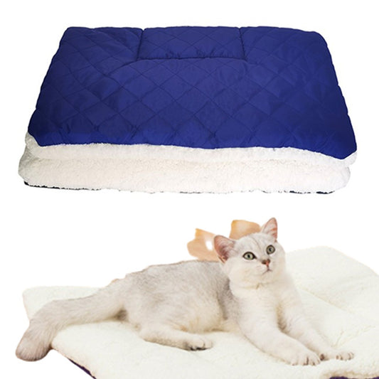 76x59cm Winter Warm Pet Blanket Navy Blue