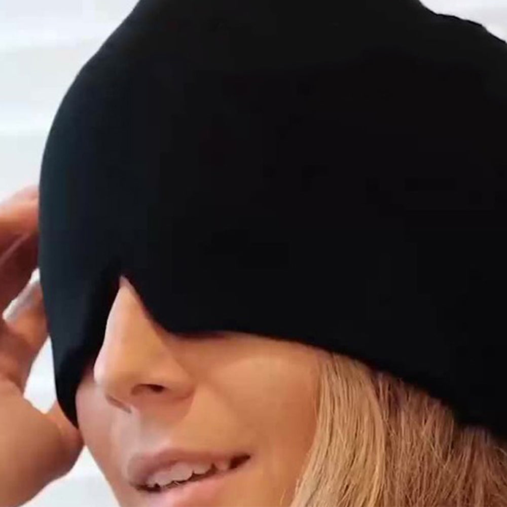 1X Headache Relief Gel Eye Mask Black