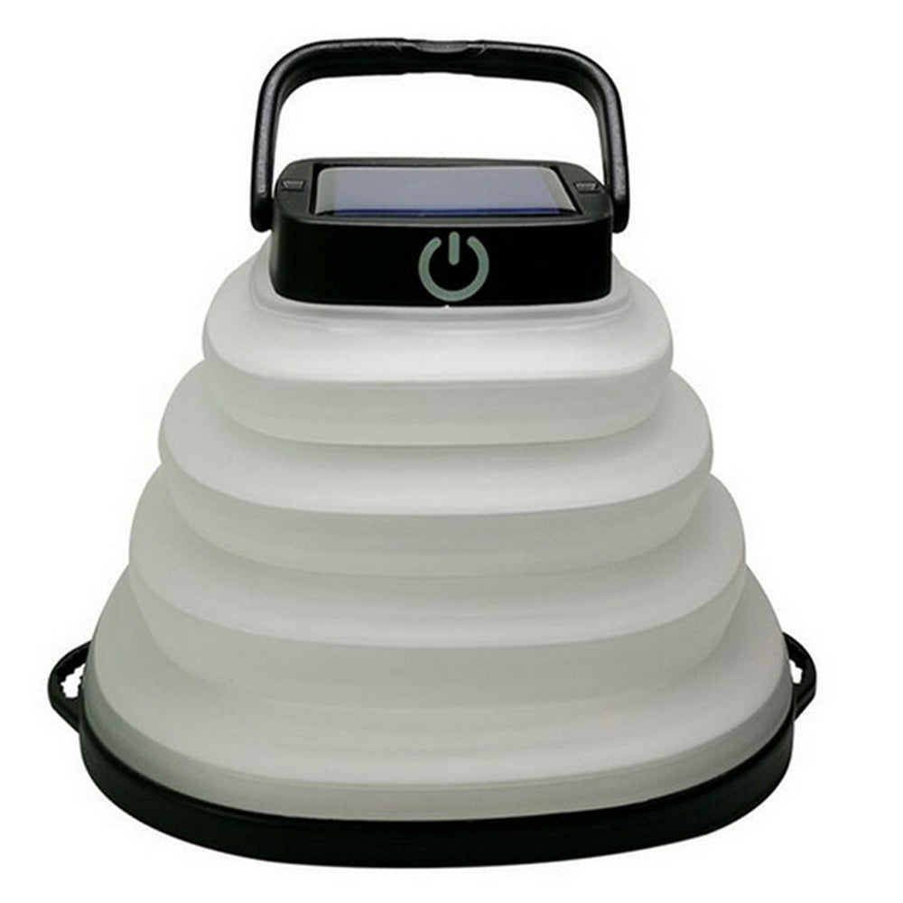 1X Collapsiable Solar Lamp Black