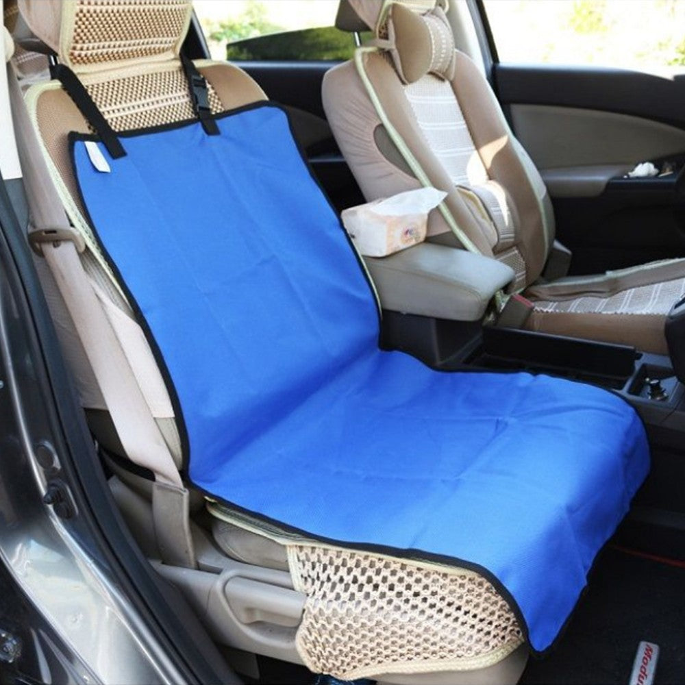 Car Rear Back Seat Cover Mat Pet Dog Mat Puppy Travel Pad Protector Blue