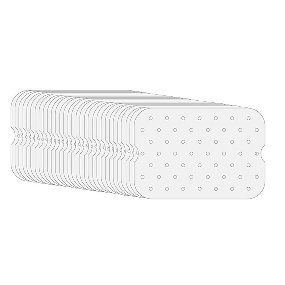 100Pcs Disposable Air Fryer Paper Liner White Medium