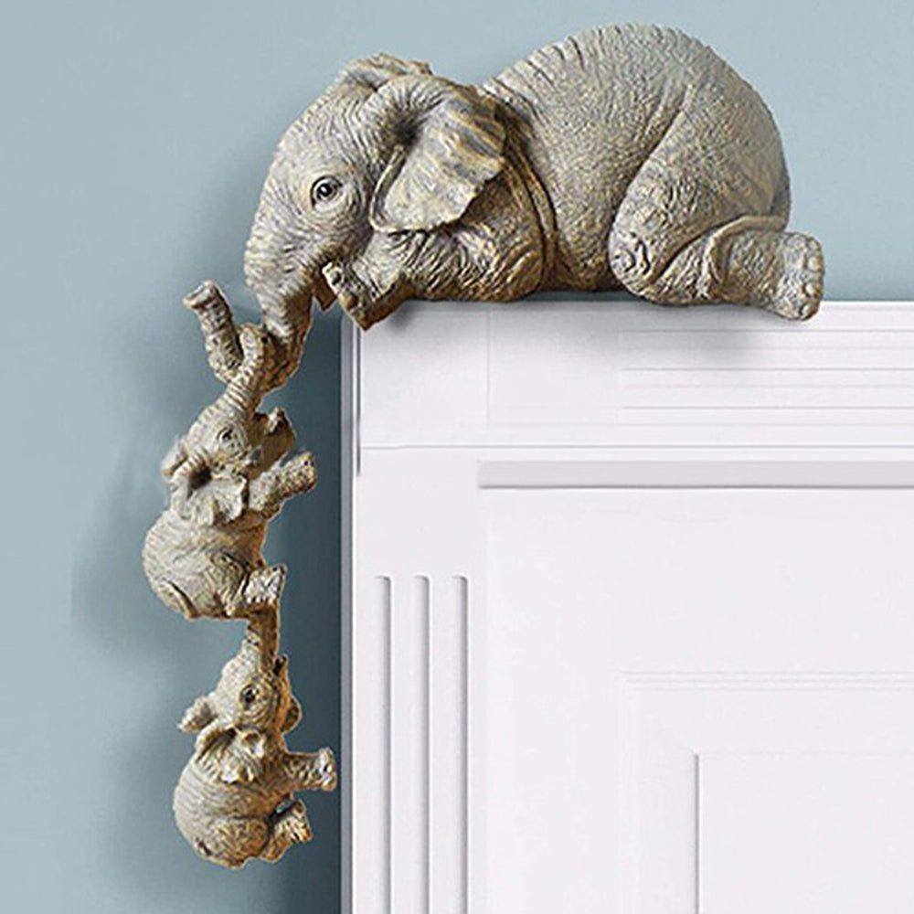 Elephant Statue Elephant Resin Sculpture Elephant Figurines Home Decor