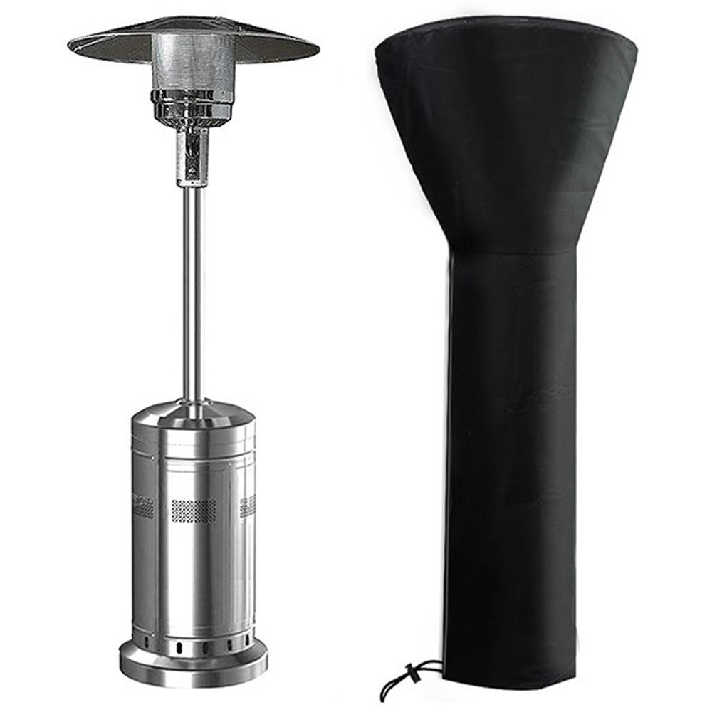 2Pcs Outdoor Patio Heater Cover Snow Resistant Heater Cover with Storage Bag